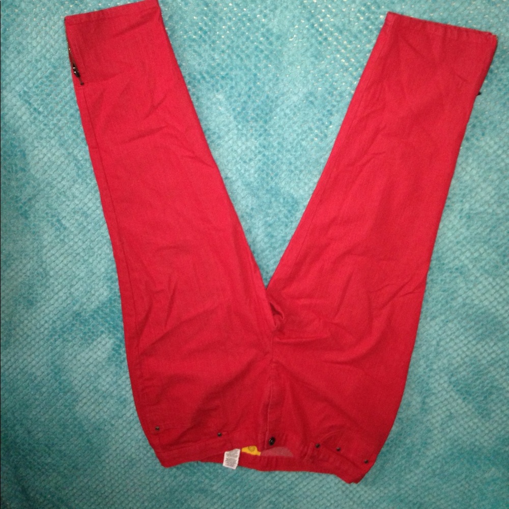 RUBY Rd: a pair of red Capri pants